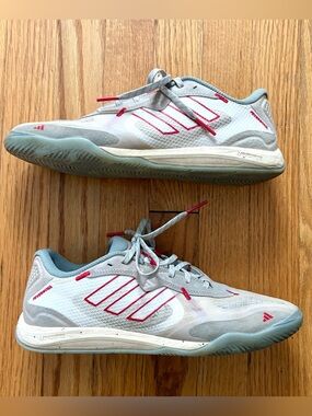 Adidas Fevernova Court Indoor Soccer Futsal Shoes Mens 9 Sand Strata IF9940